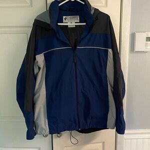 Columbia Men's Navy and Charcoal Performance Jacket